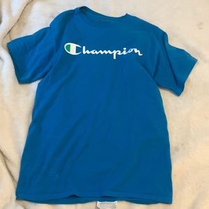 Champion blue tshirt